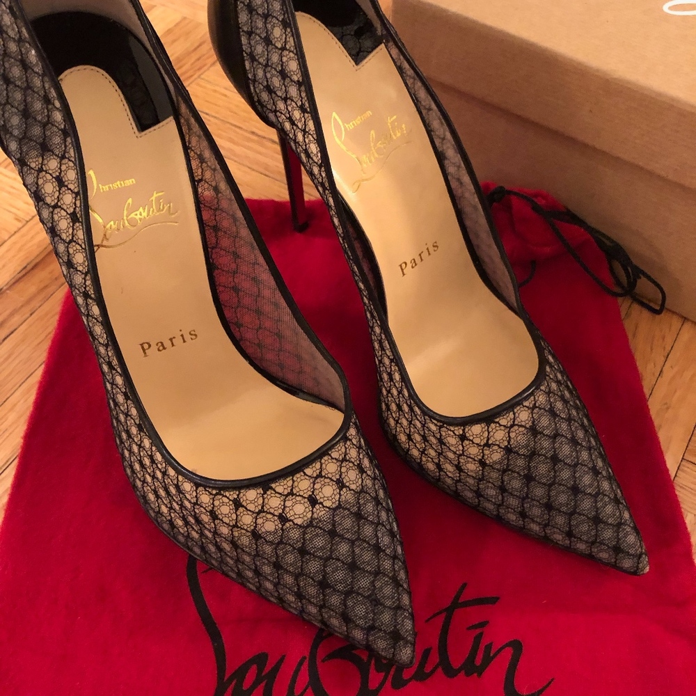 Christian Louboutin Folllies Lace 100 pump